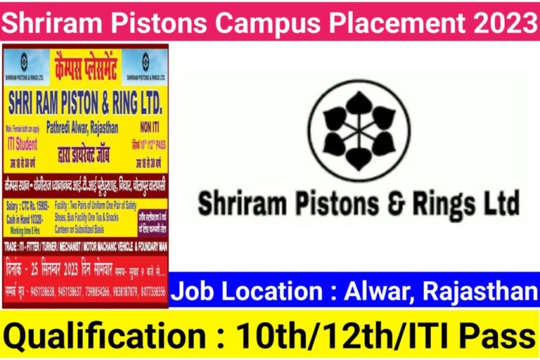 Shriram Pistons & Rings Pvt Ltd Job 2024