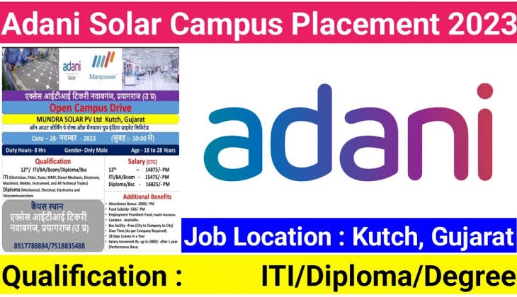 Adani Solar Limited Campus Placement 2023
