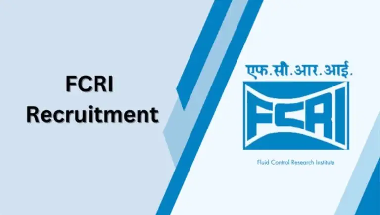 FCRI Recruitment 2024