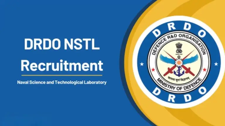 DRDO NSTL Recruitment 2024