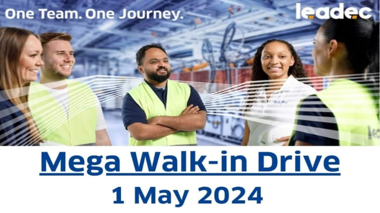 Leadec India Limited Walk In Interview 2024