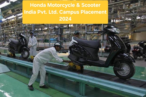 Honda Motorcycle & Scooter India Pvt Ltd Campus Interview 2024