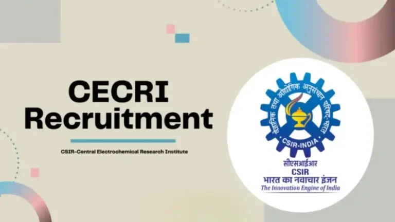 CECRI Recruitment 2024