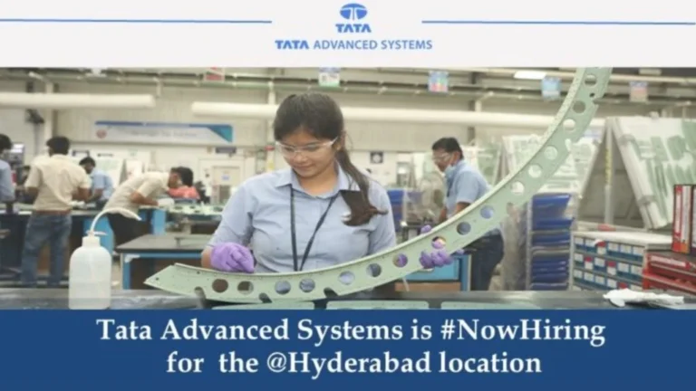 Tata Advanced Systems Recruitment 2024