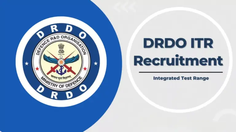 DRDO ITR Recruitment 2024