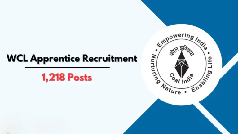 Western Coalfields Recruitment 2024