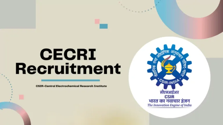 CECRI Recruitment 2024