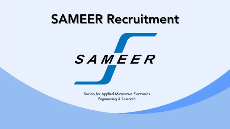 SAMEER Recruitment 2024